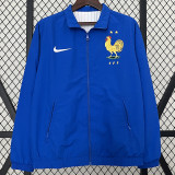 24/25 France White & Blue Double Sided Windbreaker (双面风衣)