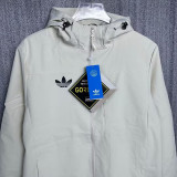 24/25 New AD White Hooded Windbreaker(Y17冲锋衣）