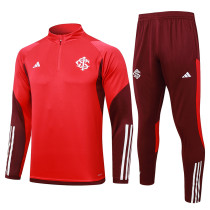 24/25 Internacional Red Half Pull Tracksuit  (半拉链、B828)