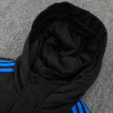 24/25 JUV Black Hooded Cotton Coat 黑连帽棉衣