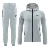 24/25 NM07 Grey Hooded Jacket Tracksuit