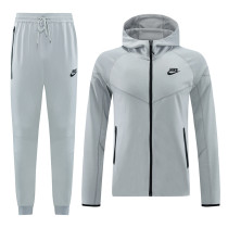 24/25 NM07 Grey Hooded Jacket Tracksuit