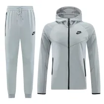 24/25 NM07 Grey Hooded Jacket Tracksuit