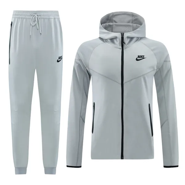 24/25 NM07 Grey Hooded Jacket Tracksuit