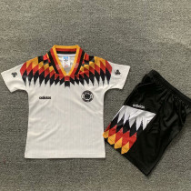 1994 Germany Home Kids Retro Soccer Jersey