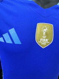 24/25 Argentina Away  Long Sleeve  Player Version Soccer Jersey(长袖球员)