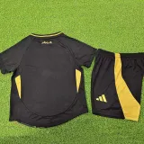 24/25  Algeria Black Kids Player Version Soccer Jersey A34