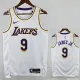 22/23 LAKERS BROWNIES # 9 White Top Quality Hot Pressing NBA Jersey(圆领)