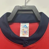 1996  Spain Home Red Retro Soccer Jersey