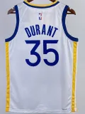 22/23 WARRIORS DURANT #35 White Top Quality Hot Pressing NBA Jersey (V领)