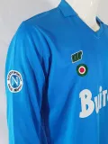 1987/1988 Napoli Home Long Sleeve Retro Soccer Jersey (长袖)