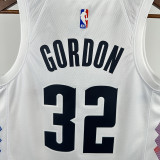 24/25 Nuggets GORDON #32 White City Edition Top Quality Hot Pressing NBA Jersey
