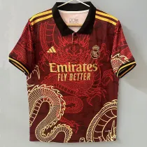 24/25 RMA  Red Yellow Dragon Special Edition Fans Soccer Jersey