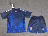 24/25  Japan  Home Blue (Y-3) Kids Soccer Jersey