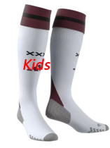24/25  Ajax Third White Fans Kids socks(二客、儿童）