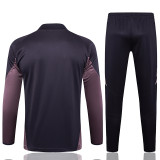 24/25 ARS Dark Grey Kids Half Pull Tracksuit # E968 (童装、半拉链)