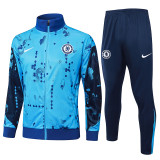 24/25 CHE Lake Blue Inkjet Jacket Tracksuit