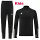 24/25 AB05 Black kids Half Pull Tracksuit(童装、半拉）