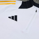 24/25 AD  White Half Zipper Sportswear # 801白(半拉链)