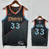 23/24 Wizards KUZMA #33 (City Edition) Top Quality Hot Pressing NBA Jersey城市版