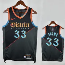 23/24 Wizards KUZMA #33 (City Edition) Top Quality Hot Pressing NBA Jersey城市版