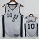 20/21 Sa Spurs SUOHAN #10 Grey Flying Man Edition Top Quality Hot Pressing NBA Jersey(飞人）