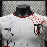24/25 Japan White Swordsman（Y-3)  Player Version Soccer Jersey