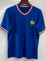 1991 France Home Retro Soccer Jersey