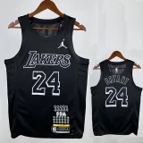Lakers KOBE # 24 Black  Top Quality Hot Pressing NBA Jersey(Honor Edition)荣耀版