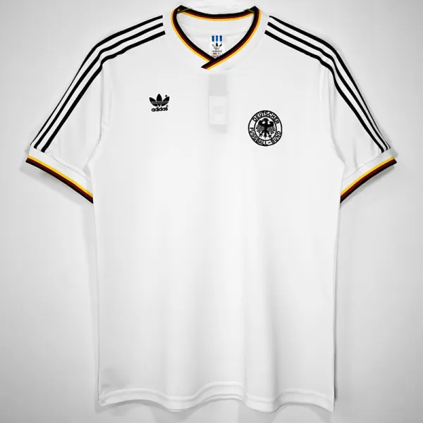 1986 Germany Home Retro Soccer Jersey