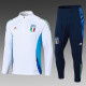 24/25  Italy White Half Pull Tracksuit  (半拉链)