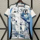 2024 Japan White Blue  Anime version Fans Soccer Jersey