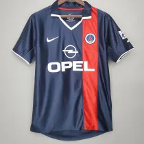 2001/2002 PSG Paris Home Retro Soccer Jersey
