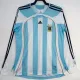 2006 Argentina Home Long Sleeve Retro Soccer Jersey
