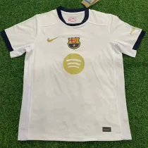 25/26 BAR White  Fans Soccer Jersey(大胸花）
