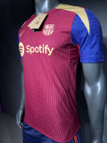 24/25 BAR Red Special Edition Player Version Soccer Jersey