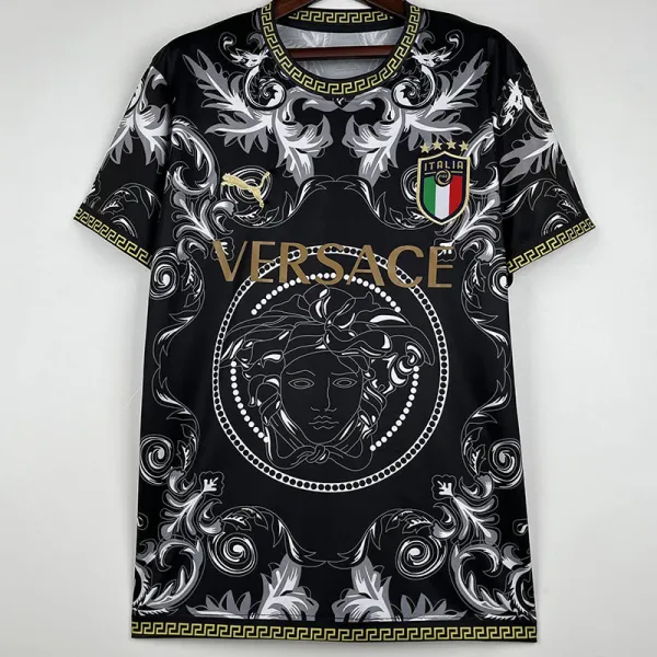 2023 Italy Special Edition Black Training Shirts #PM