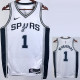 22/23 SA Spurs WEMBANYAMA #1 White Top Quality Hot Pressing NBA Jersey