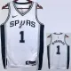 22/23 SA Spurs WEMBANYAMA #1 White Top Quality Hot Pressing NBA Jersey