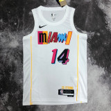 22/23 HEAT HERRO #14 White City Edition Top Quality Hot Pressing NBA Jersey