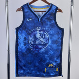 22/23 WARRIORS CURRY #30 Blue Glory Edition Top Quality Hot Pressing NBA Jersey (V领) 荣耀版