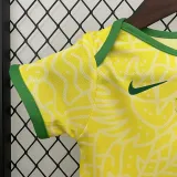 24/25 Brazil Home  Baby Infant Crawl Suit