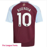 24/25 Aston Villa Home  Kids Soccer Jersey