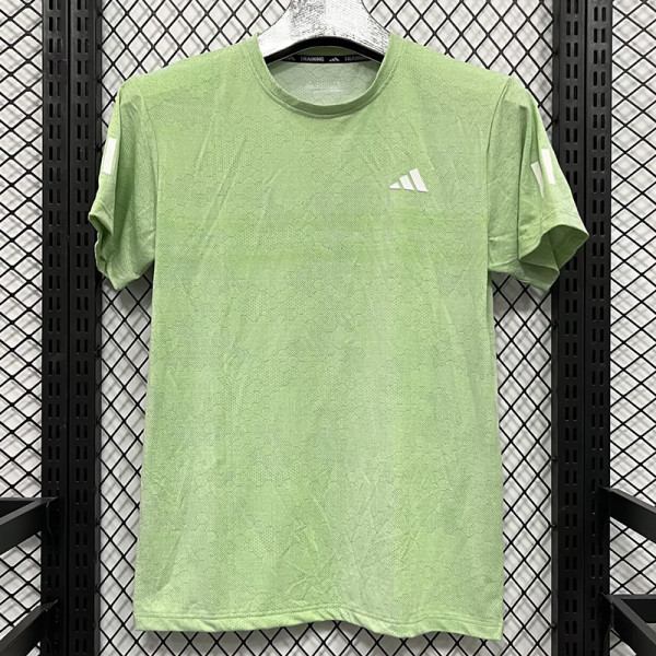 2025 T3374 AD Light Green Men's T-shirt Top绿色