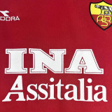 1998/1999 Roma Home  Long Sleeve  Retro Soccer Jersey
