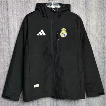 24/25 RMA Black Hooded  Windbreaker(Y013冲锋衣）