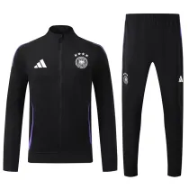 24/25  Germany Black Jacket Tracksuit(紫边）