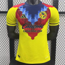 25/26 Club America  Yellow Special Edition  Player Version Soccer Jersey