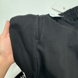 24/25 New NK Black Cotton shorts(M15、前带英文标、全棉)