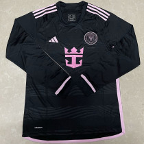 24/25 Inter Miami Away Long Sleeve Fans Soccer Jersey(长袖)